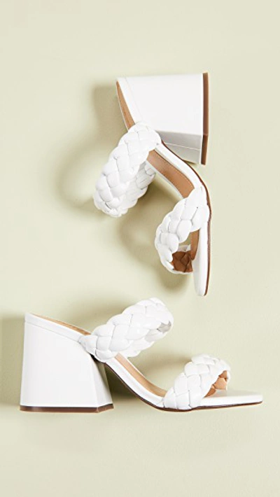 Shop Schutz Elida Double Strap Mules In White