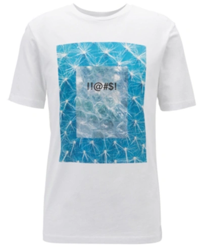 Shop Hugo Boss Boss Men's Graphic T-shirt In White