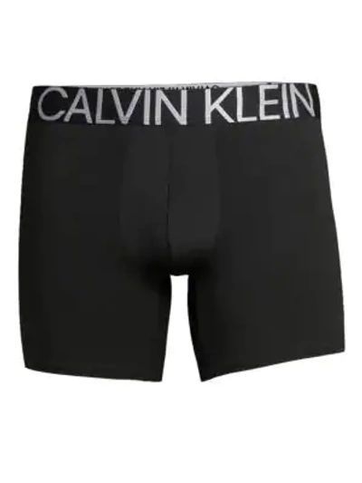 Shop Calvin Klein Underwear Statement 1981 Boxer Briefs In Black