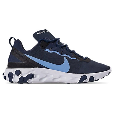 Shop Nike Men's React Element 55 Casual Shoes, Blue - Size 10.0