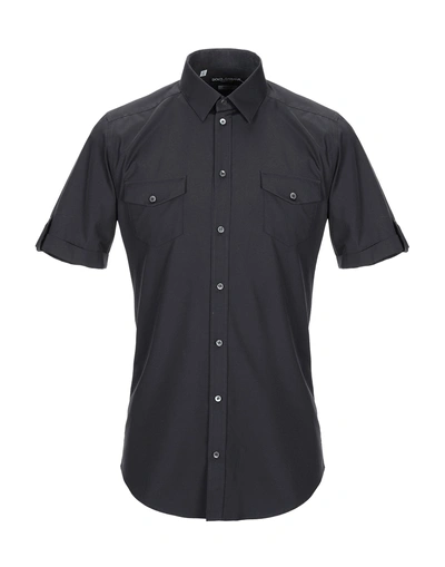 Shop Dolce & Gabbana Man Shirt Black Size 15 Cotton