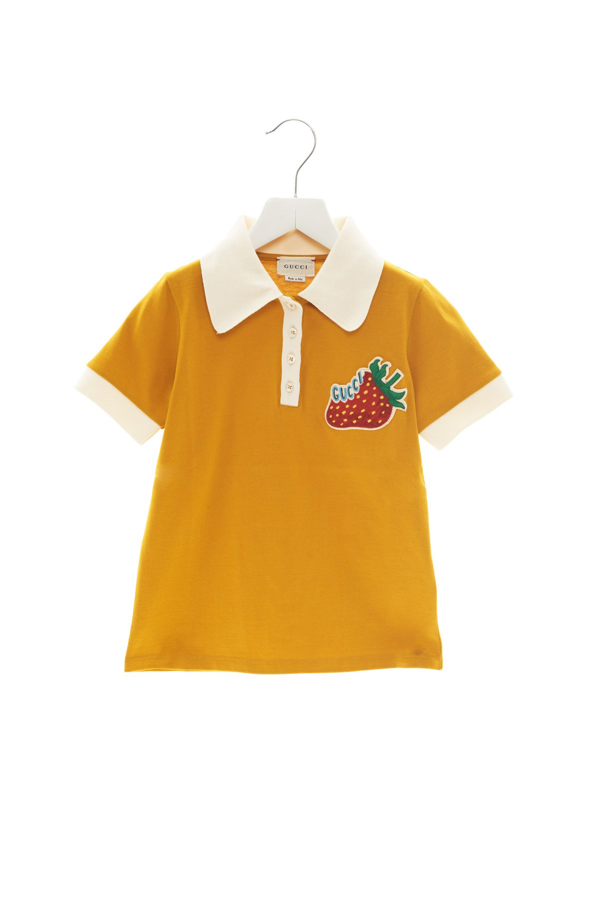 gucci polo yellow