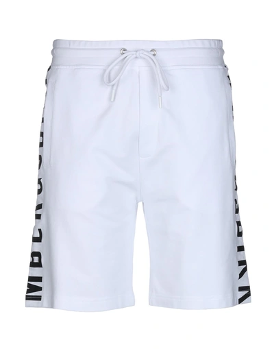 Shop Bikkembergs Shorts & Bermuda Shorts In White