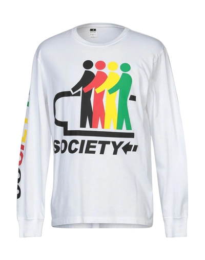 Shop Society Shirt Number3 /07 Escalator Lst Man T-shirt Ivory Size L Cotton In White