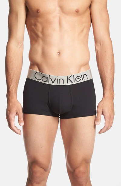 Calvin Klein Men's Underwear, Steel Micro Low Rise Trunk U2716 In Black |  ModeSens
