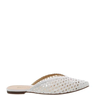 Shop Schutz Badria Flat Mule In White