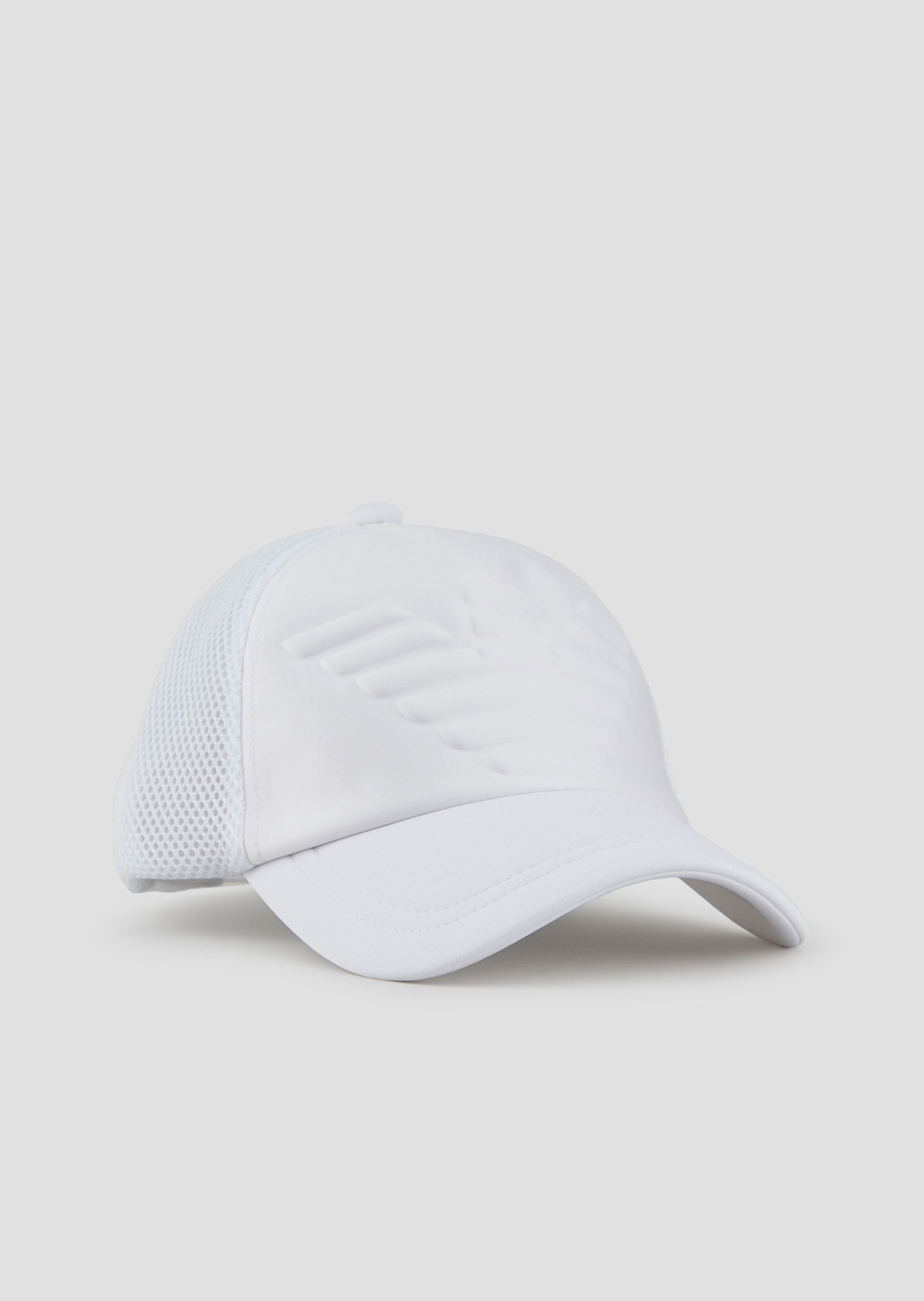 white armani hat