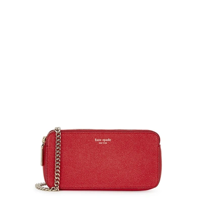 Shop Kate Spade Margaux Red Leather Cross-body Bag