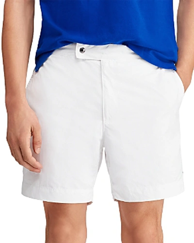 Polo Ralph Lauren Monaco Swim Trunks In White | ModeSens