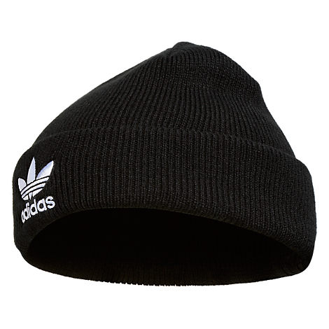 adidas trefoil beanie black