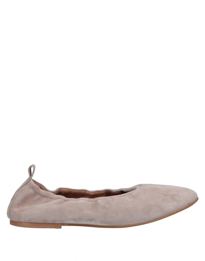 Shop Flattered Ballet Flats In Beige