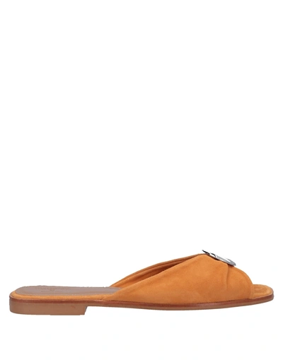 Shop Flattered Sandals In Tan