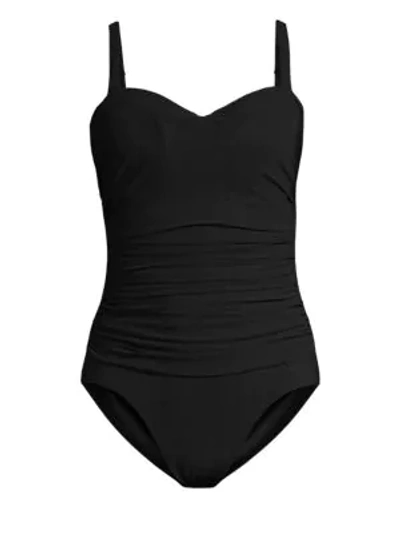 Shop Gottex Swim Tutti Frutti One-piece D-cup Swimsuit In Black