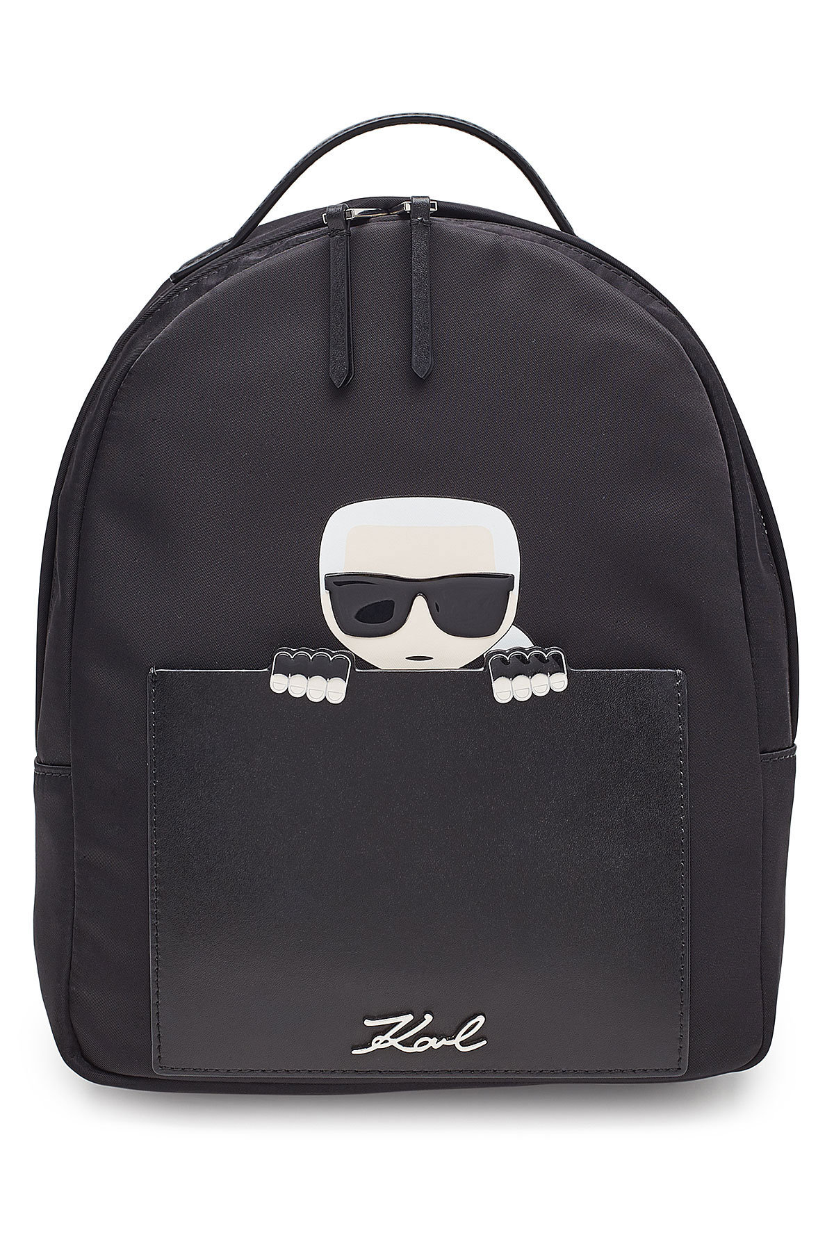 karl lagerfeld black backpack