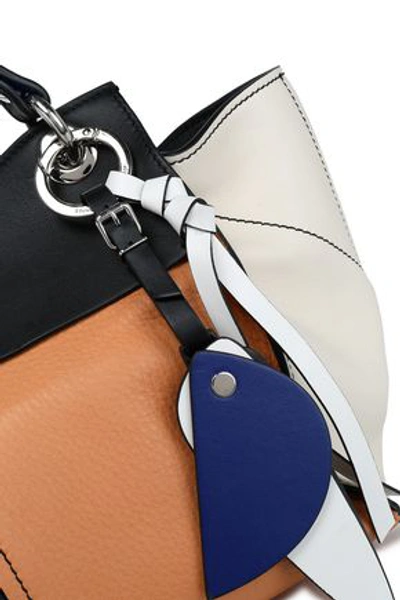 Shop Proenza Schouler Printed Leather Shoulder Bag In Multicolor