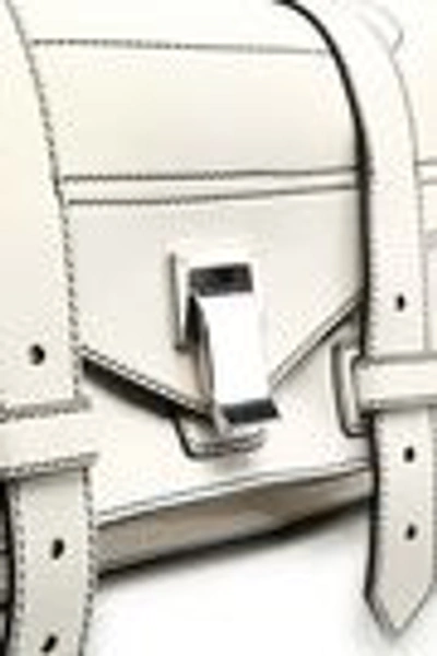 Shop Proenza Schouler Ps1 Leather Shoulder Bag In White