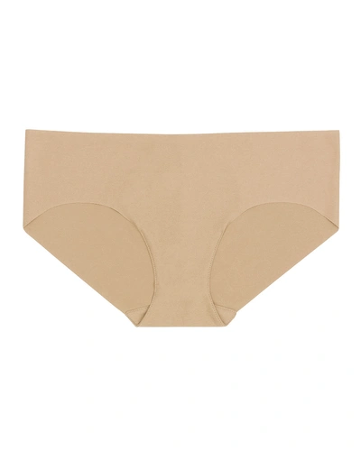 Shop Commando Cotton Bikini Briefs In Beige