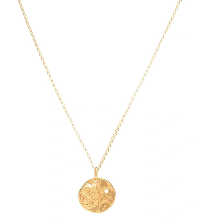 Shop Alighieri The Unspoken Trust 24kt Gold-plated Necklace