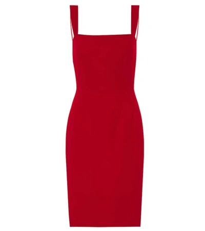 Shop Dolce & Gabbana Cady Minidress In Red