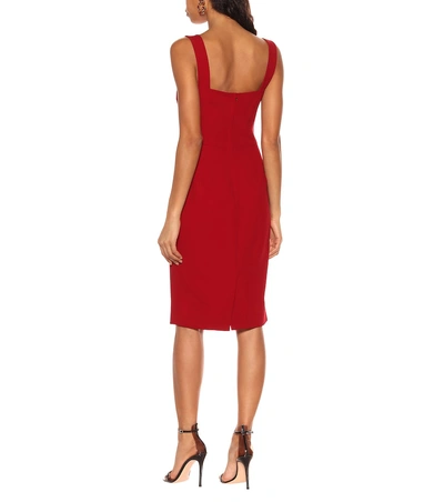 Shop Dolce & Gabbana Cady Minidress In Red