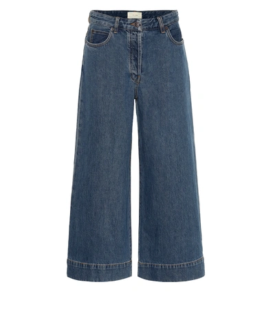 Shop The Row Edna Wide-leg Jeans In Blue