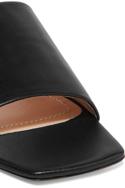 Shop Nicholas Kirkwood Casati Embellished Leather Slides In Black