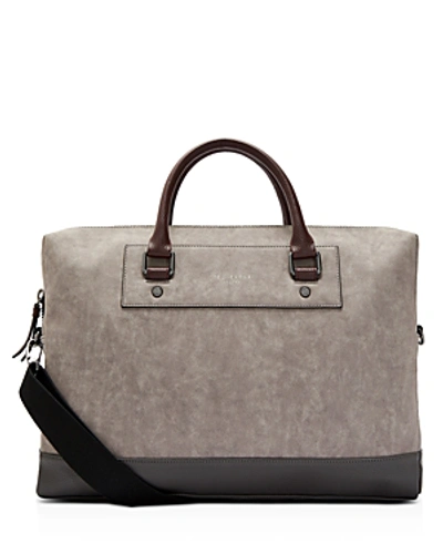 Shop Ted Baker Pitza Pu Document Bag In Gray