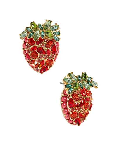 Shop Baublebar Strawberry Earrings In Red