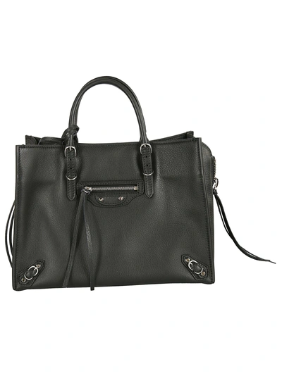 Shop Balenciaga Aj Tote In Noir