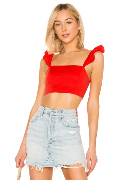 Shop Lovers & Friends Marcia Top In Red