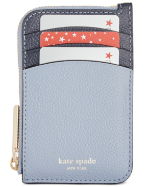 margaux leather zip card holder