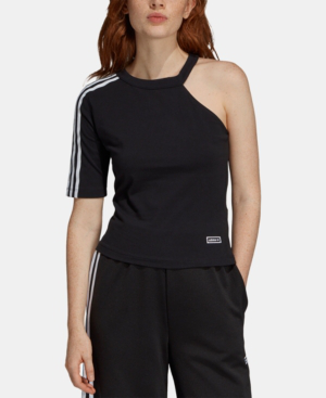 adidas one shoulder top