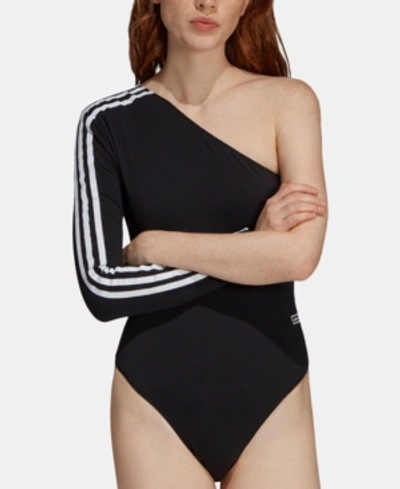 Adidas Originals Adidas One-sleeve Bodysuit In Black | ModeSens