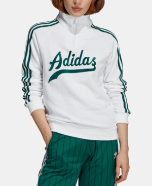adidas women's half zip sweatshirt
