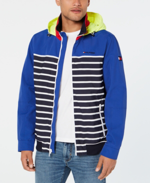 tommy hilfiger striped jacket