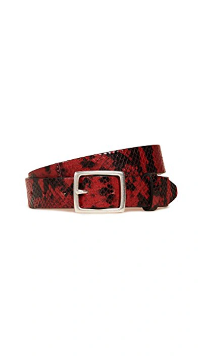 Shop Rag & Bone Boyfriend Belt In Red