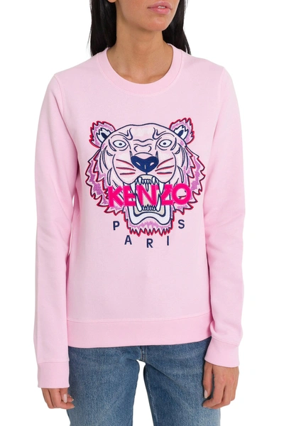 Shop Kenzo Tiger Sweatshirt In Rosa