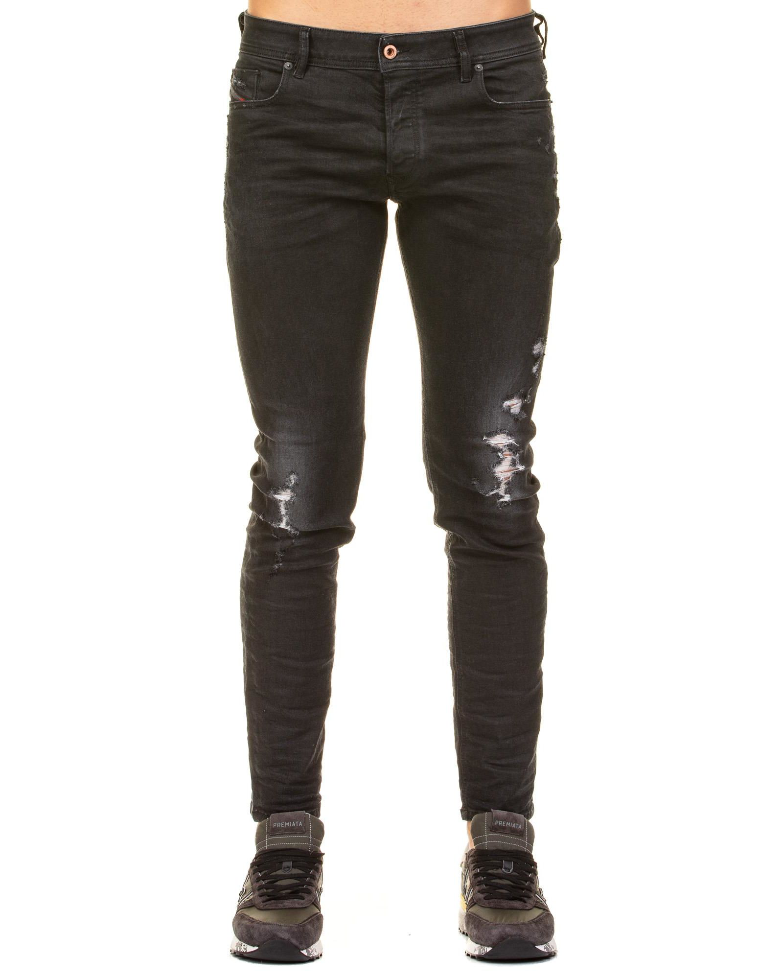 Diesel Sleenker L.30 Jeans In Black | ModeSens