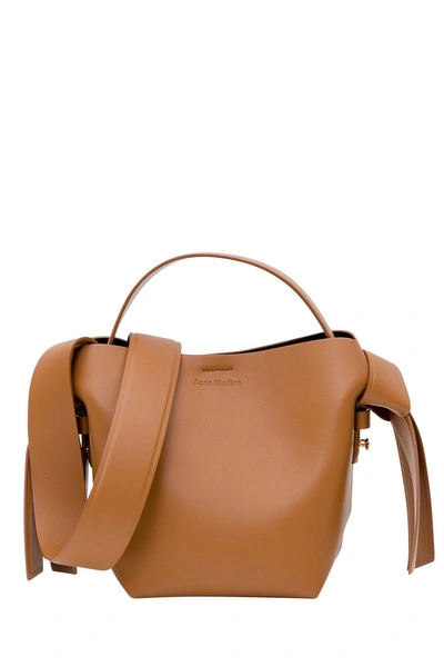 Shop Acne Studios Musubi Mini Bag In Marrone