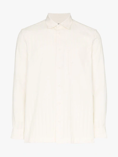Shop Issey Miyake Sunlight Shirt In 01 White