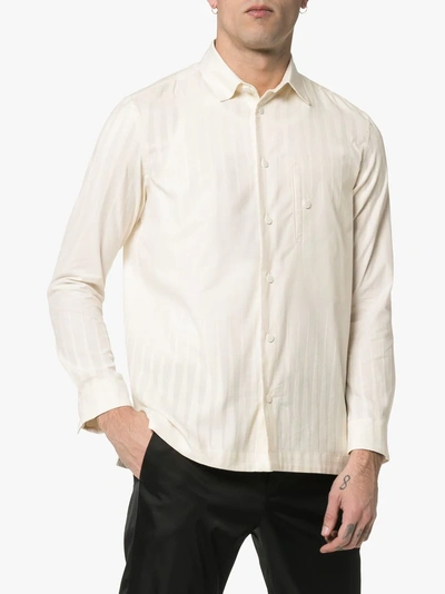 Shop Issey Miyake Sunlight Shirt In 01 White