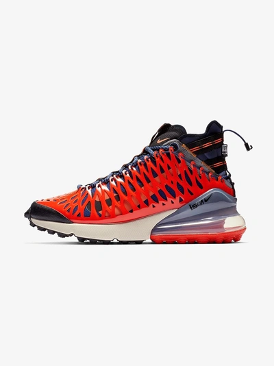 Shop Nike Red Air Max 270 Ispa High Top Sneakers In 113 - Red