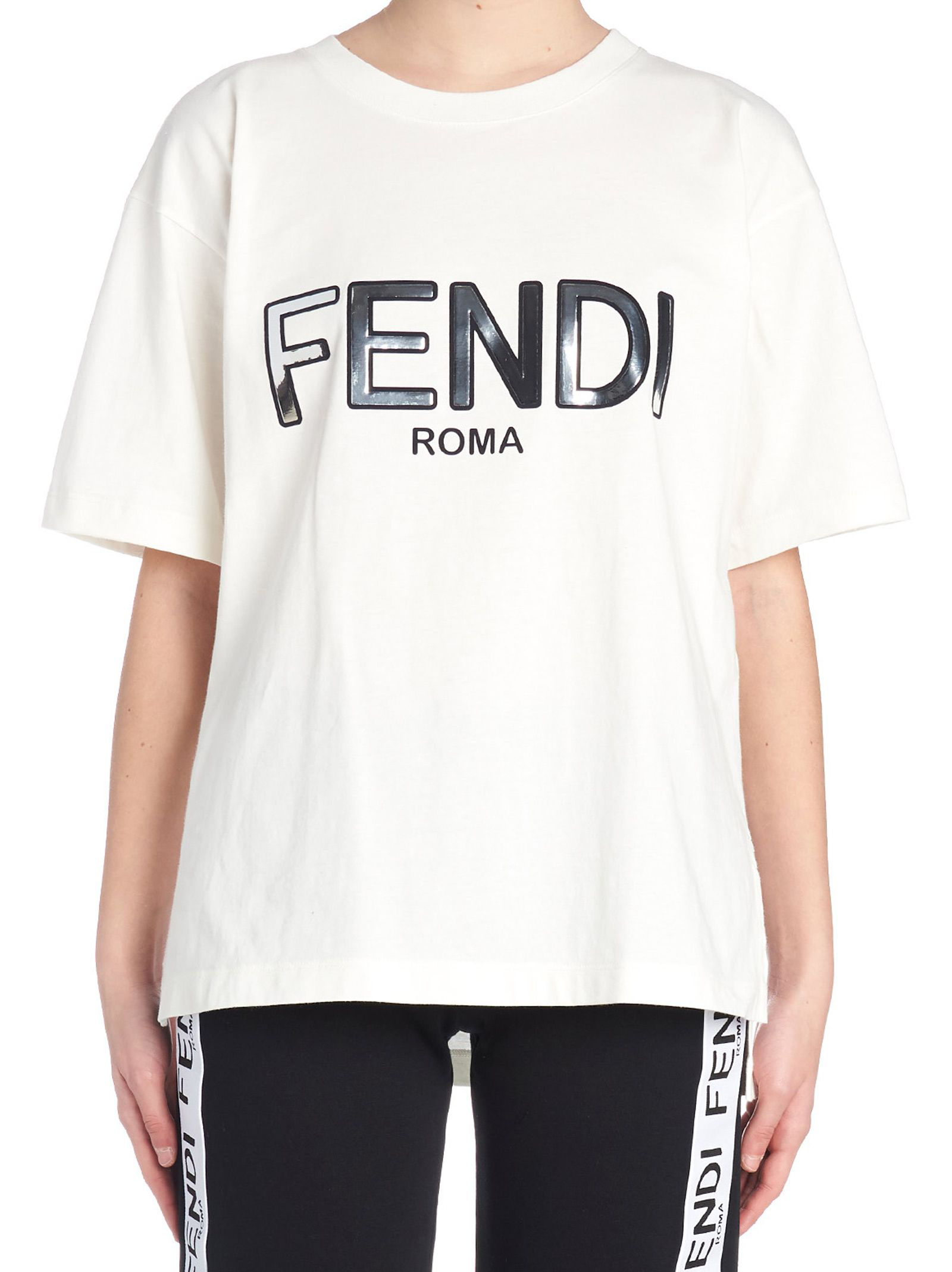 fendi white collar shirt