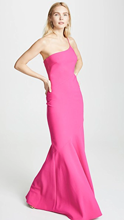 Shop Likely Josephine Gown In Fuchsia