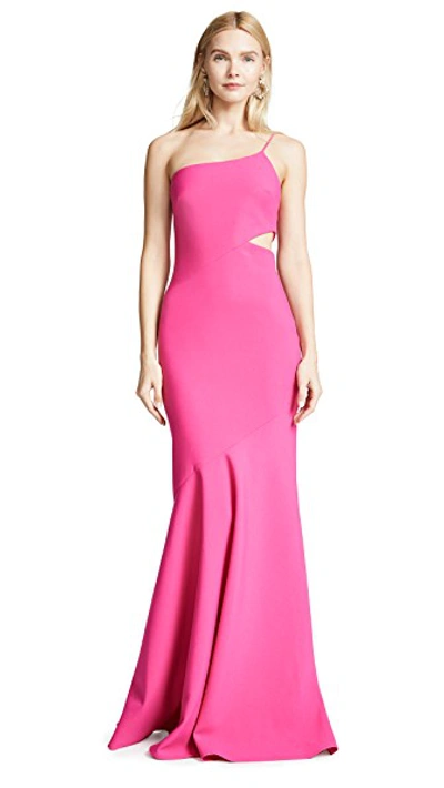 Shop Likely Josephine Gown In Fuchsia