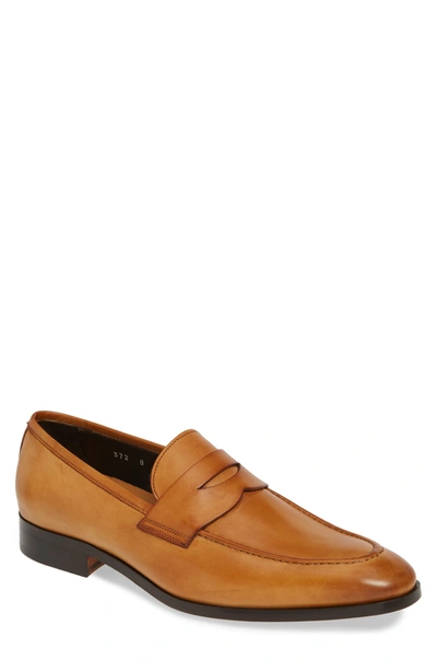 Shop To Boot New York Buono Penny Loafer In Light Tan Leather