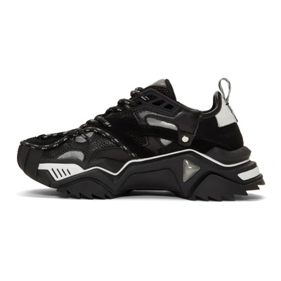 Calvin Klein 205w39nyc Black Strike 205 Leather And Suede Trim Sneakers |  ModeSens