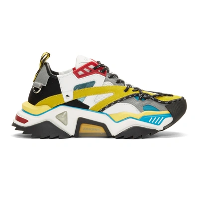 Calvin Klein 205w39nyc Multicoloured Strike 205 Suede And Leather Trim  Sneakers | ModeSens