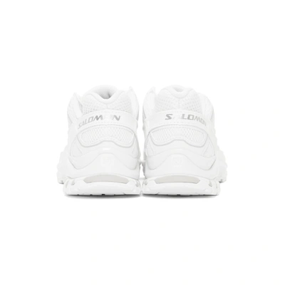 Shop Salomon White Xa-comp Adv Sneakers In White/white