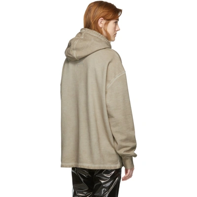 Shop A-cold-wall* Taupe Bracket Basic Hoodie In Sc15 3 Taup